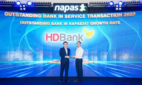 Mạng thanh toán quốc gia NAPAS vinh danh HDBank