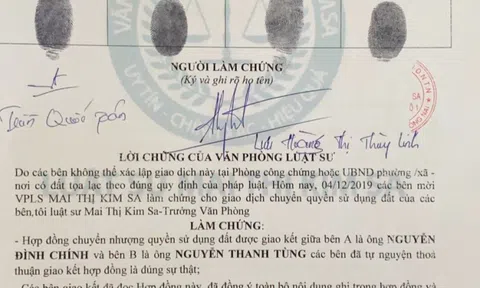 Luật sư làm chứng hợp đồng mua bán dự án 'ma'