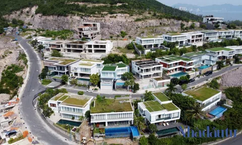 Cận cảnh dự án 'xẻ núi" làm khu biệt thự ở Nha Trang, tiềm ẩn nguy cơ sạt lở